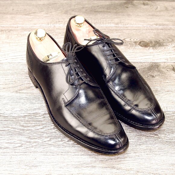 Allen Edmonds LASALLE Split Toe Blucher 9 D Black * add $15 new Cedar Trees